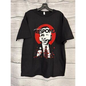 NWOT Pearl Jam Political Graphic Tee Respond Size L or XL